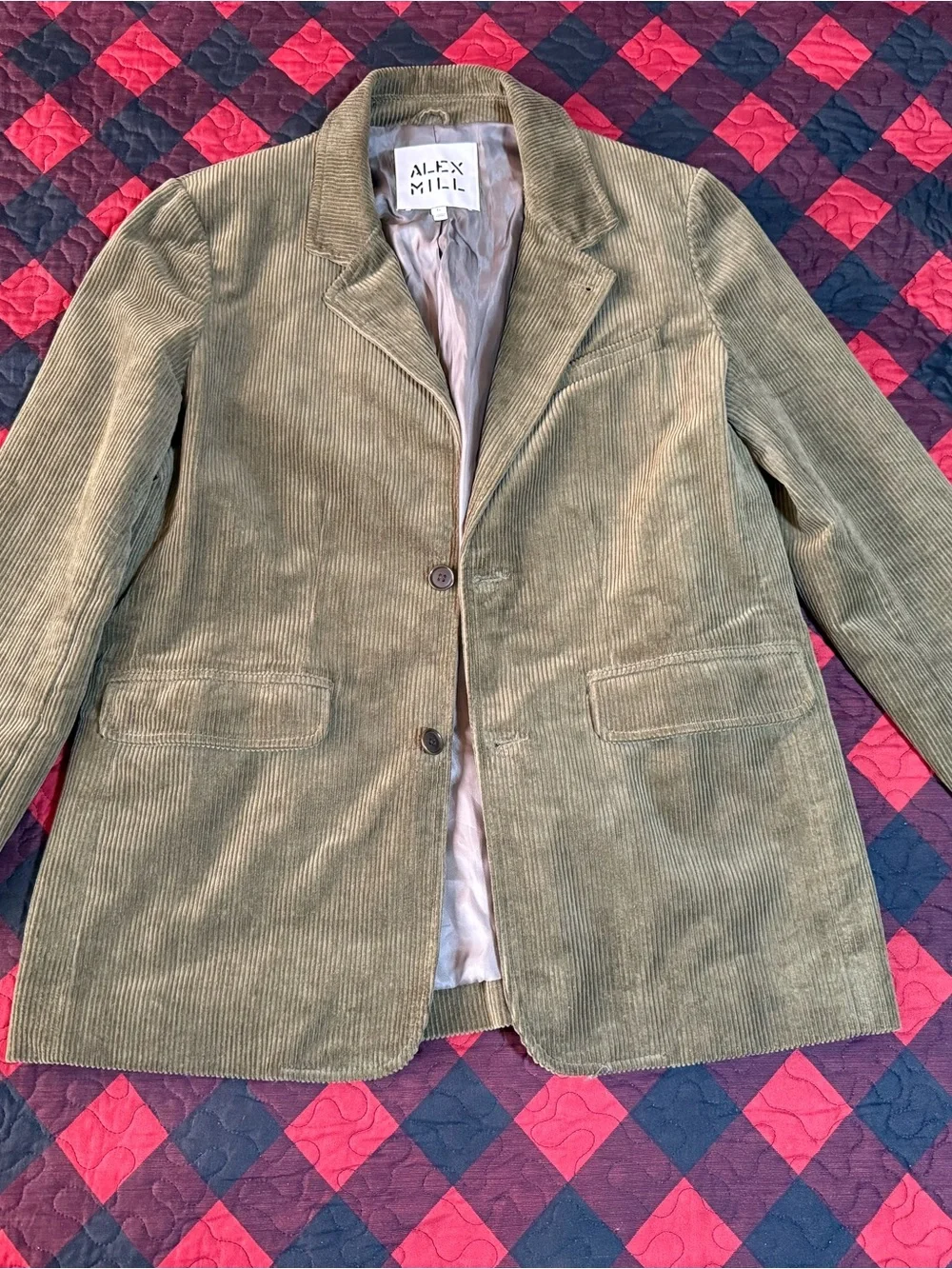 Alex Mill Corduroy Blazer Olive Men’s Large